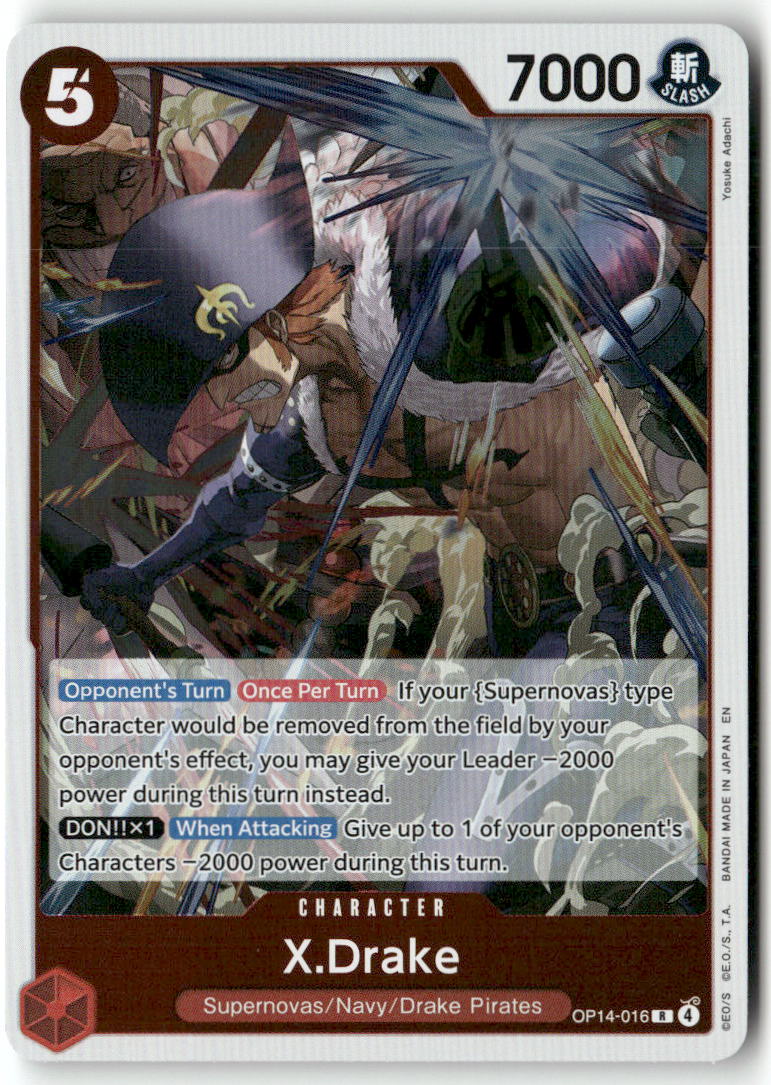 X.Drake R The Azure Sea's Seven OP14-016 NM