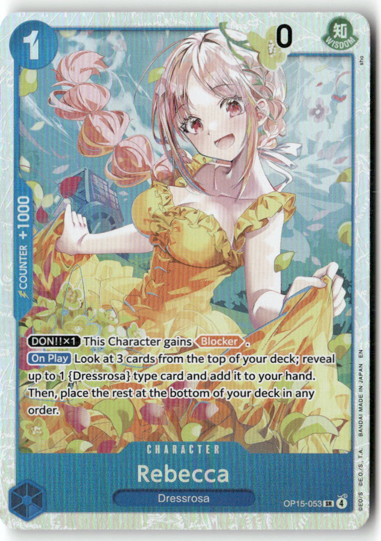 Rebecca () SR Adventure on Kami's Island OP15-053 NM