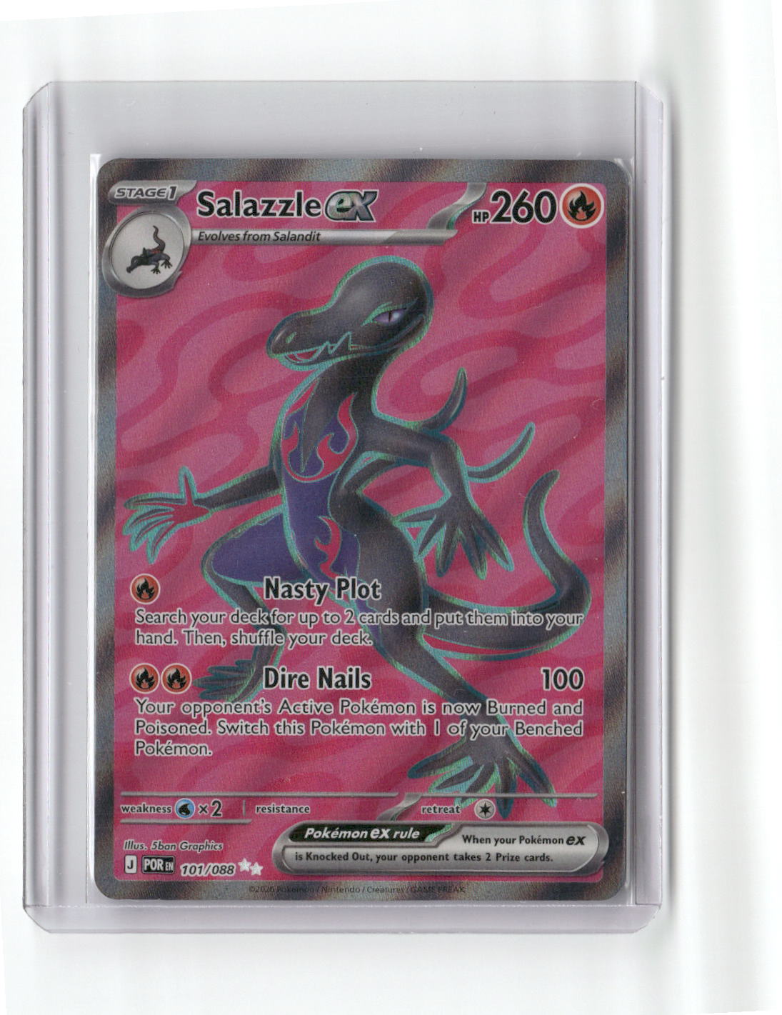 Salazzle ex Ultra Rare ME03: Perfect Order 101/088 NM