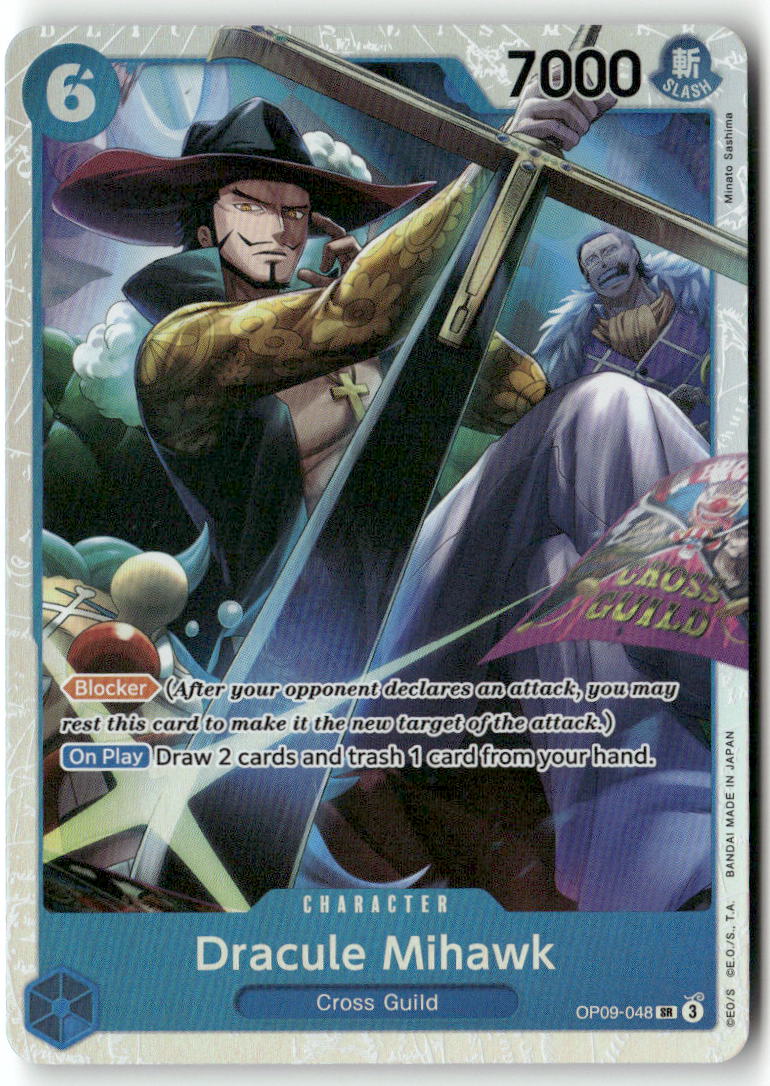 Dracule Mihawk SR Emperors in the New World OP09-048 NM