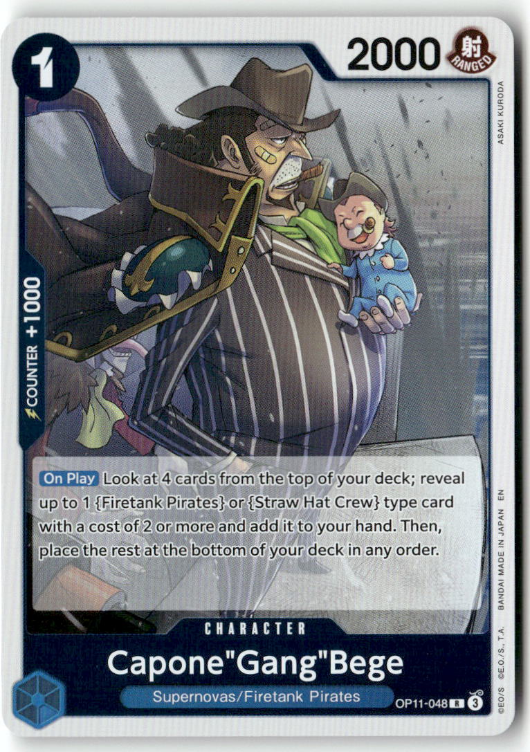 Capone"Gang"Bege (048) R A Fist of Divine Speed OP11-048 NM