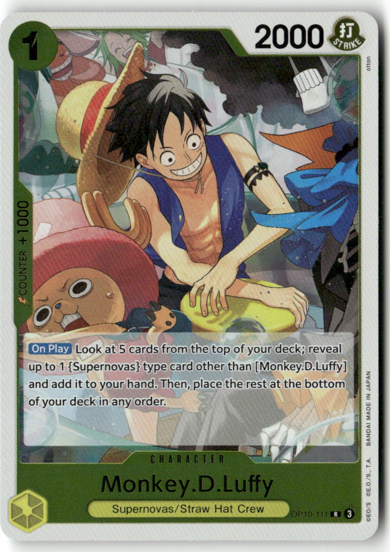 Monkey.D.Luffy (111) R Royal Blood OP10-111 NM