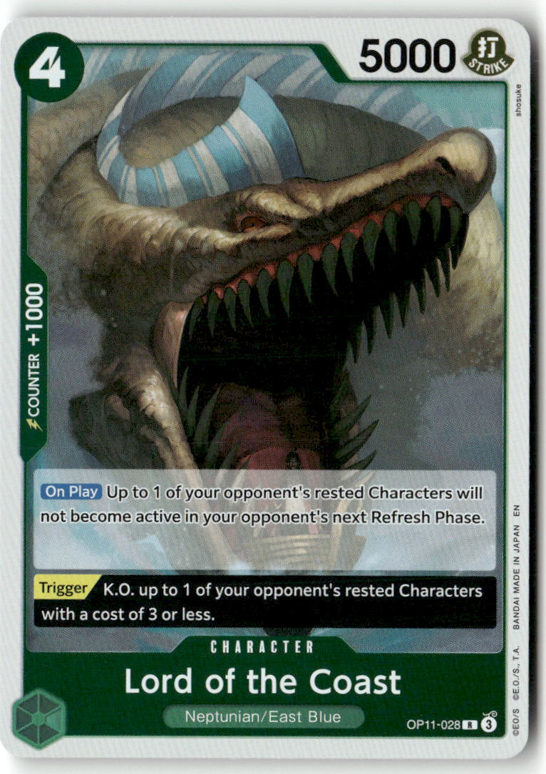 Lord of the Coast (Judge Pack Vol. 7) R One Piece Promotion Cards OP11-028 NM