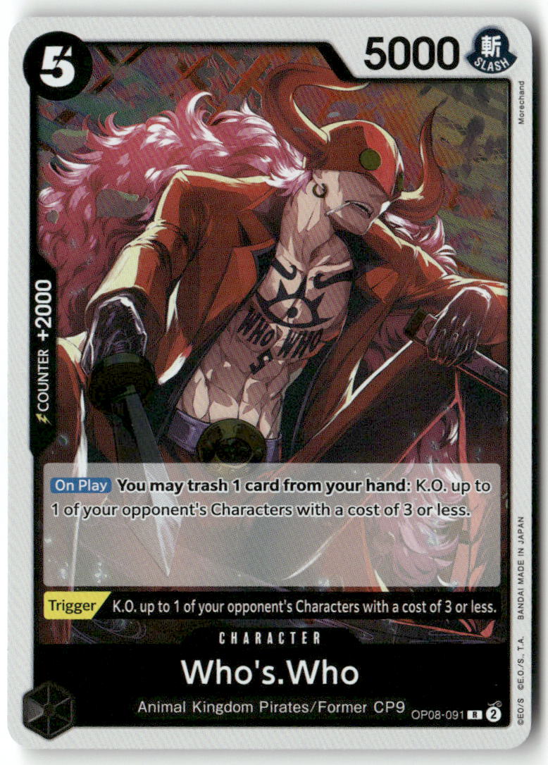 Who's.Who R Two Legends OP08-091 NM