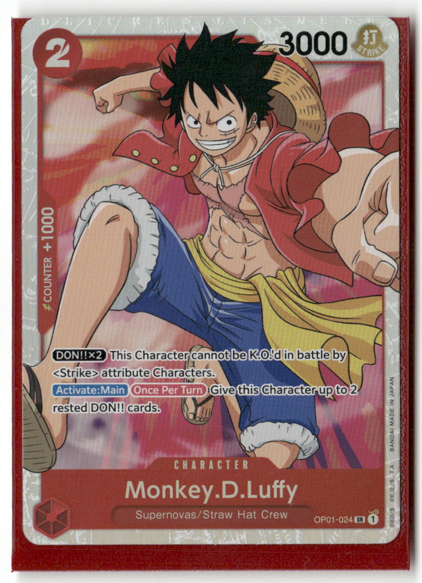 Monkey.D.Luffy (024) SR Romance Dawn OP01-024 NM