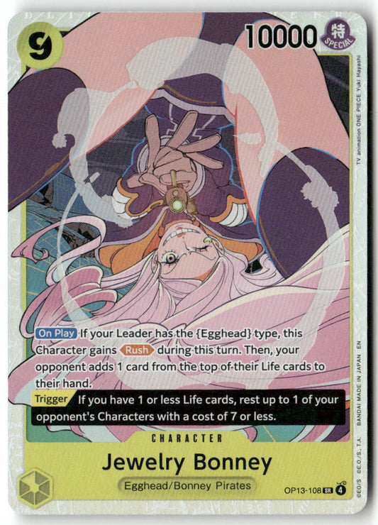 Jewelry Bonney (108) SR Carrying On His Will OP13-108 NM