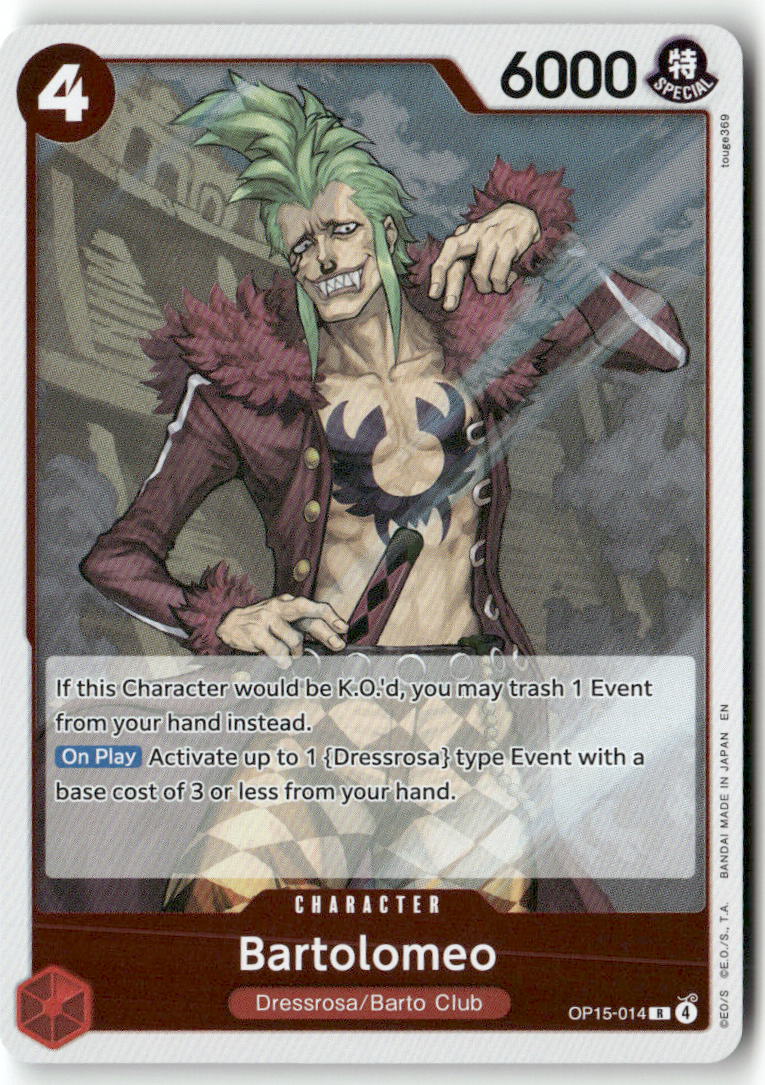 Bartolomeo R Adventure on Kami's Island OP15-014 NM