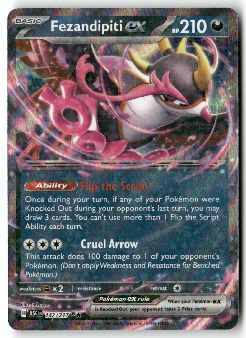 Fezandipiti ex - (Series 7) Double Rare Prize Pack Series Cards 038/064 NM