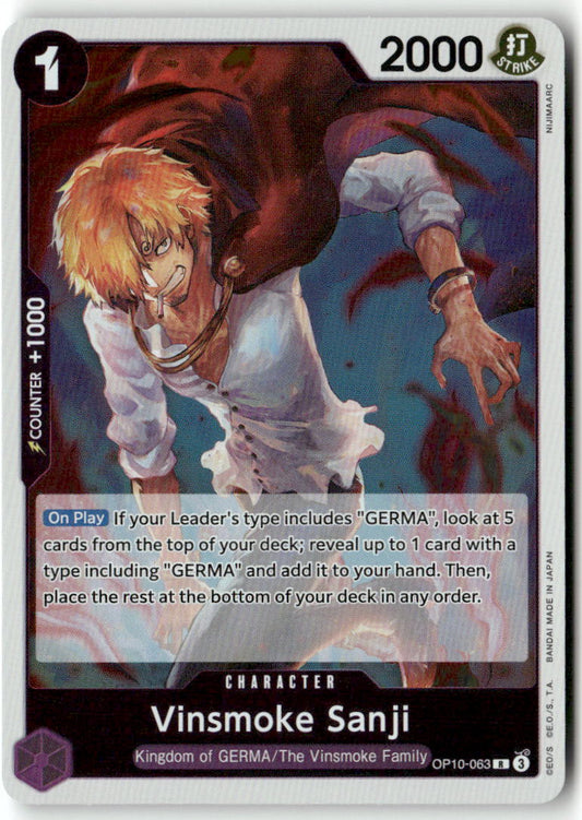 Vinsmoke Sanji R Royal Blood OP10-063 NM