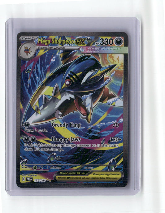 Mega Sharpedo ex Special Illustration Rare ME02: Phantasmal Flames 127/094 NM