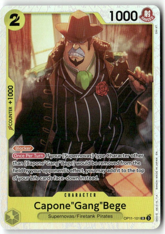 Capone"Gang"Bege (101) SR A Fist of Divine Speed OP11-101 NM