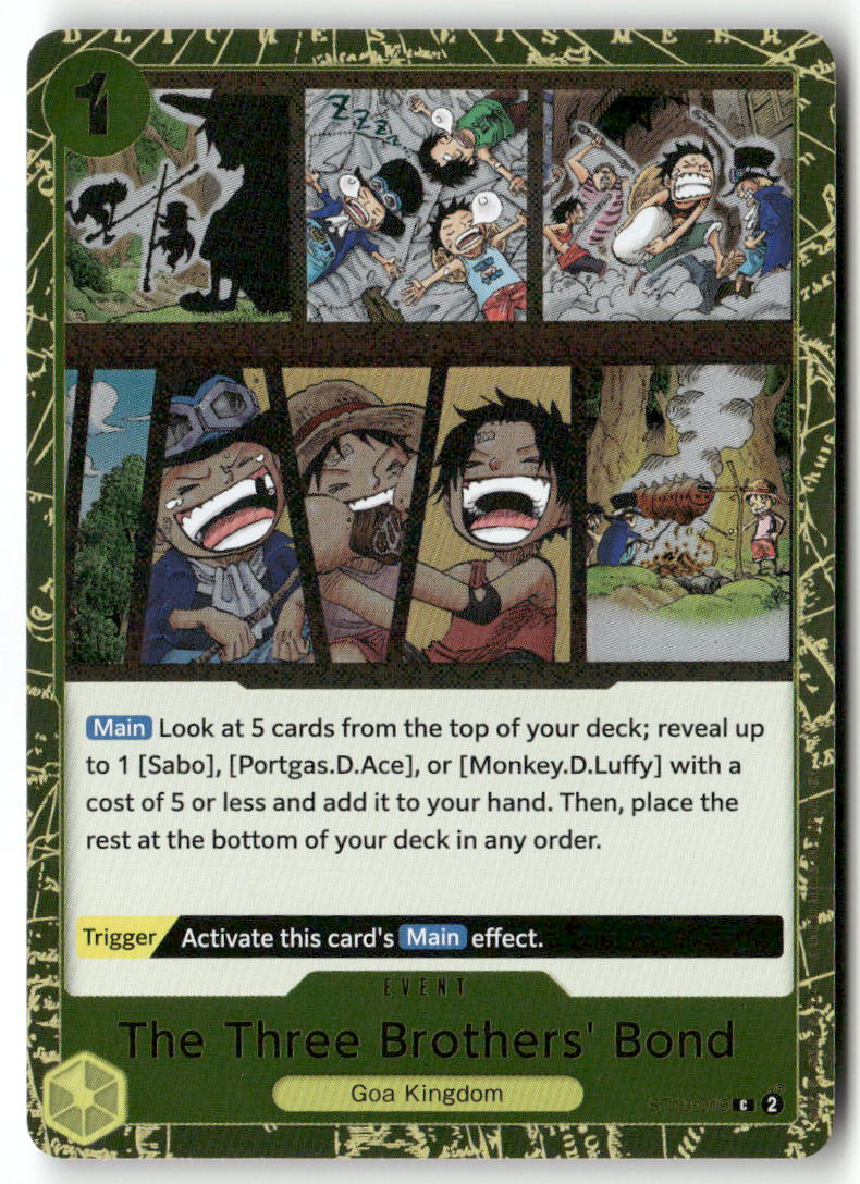 The Three Brothers' Bond (Pirate Foil) C Premium Booster -The Best- Vol. 2 ST13-019 NM