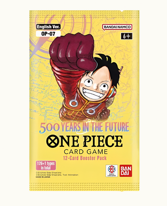 One Piece Card Game OP-07 (English Version) 500 Years in the Future - Sealed Booster Box (24 Packs)