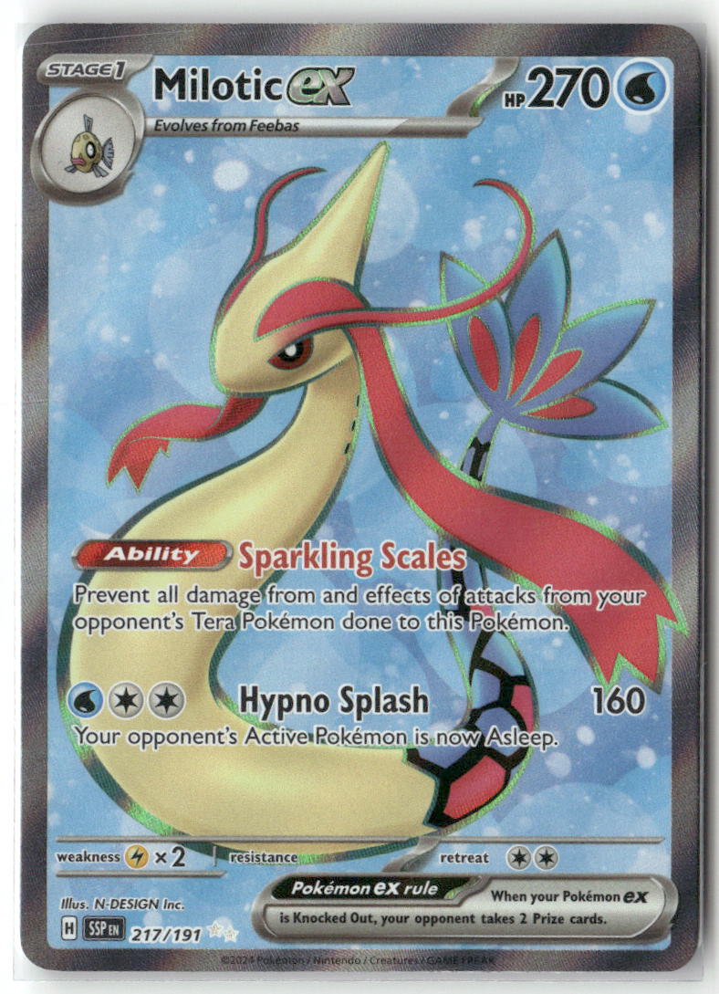 Milotic ex Ultra Rare SV08: Surging Sparks 217/191 NM