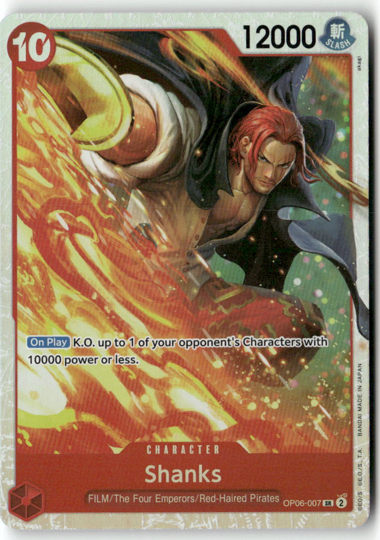 Shanks (Reprint) SR Premium Booster -The Best- Vol. 2 OP06-007 NM