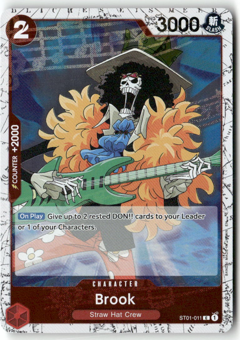 Brook C Super Pre-Release Starter Deck 1: Straw Hat Crew ST01-011 NM