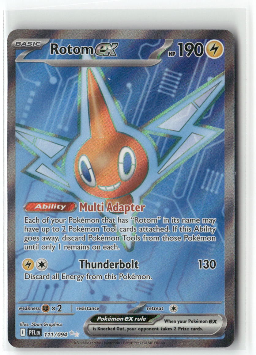 Rotom ex Ultra Rare ME02: Phantasmal Flames 111/094 NM