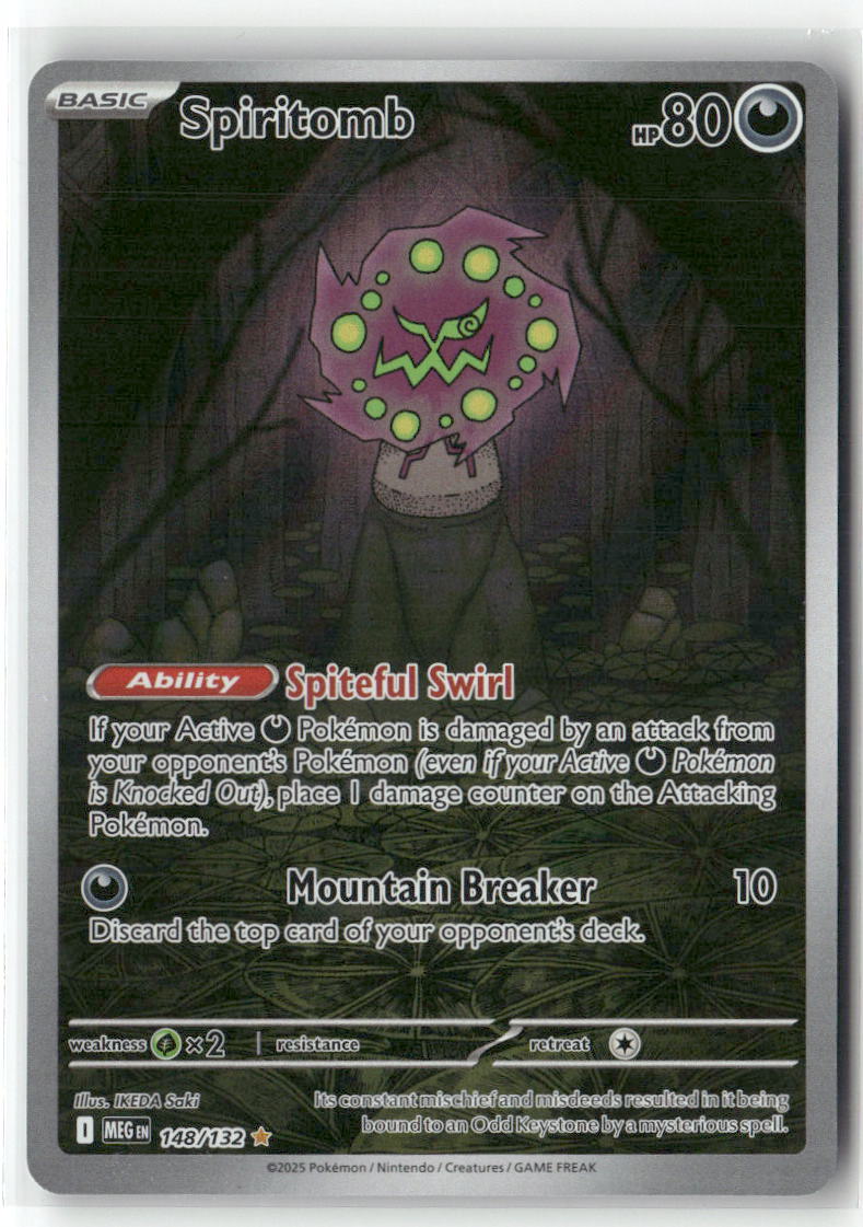 Spiritomb Illustration Rare ME01: Mega Evolution 148/132 NM