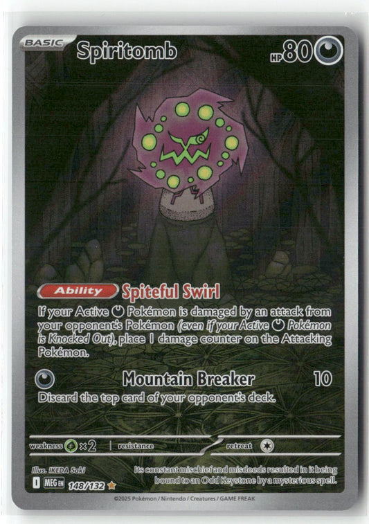 Spiritomb Illustration Rare ME01: Mega Evolution 148/132 NM