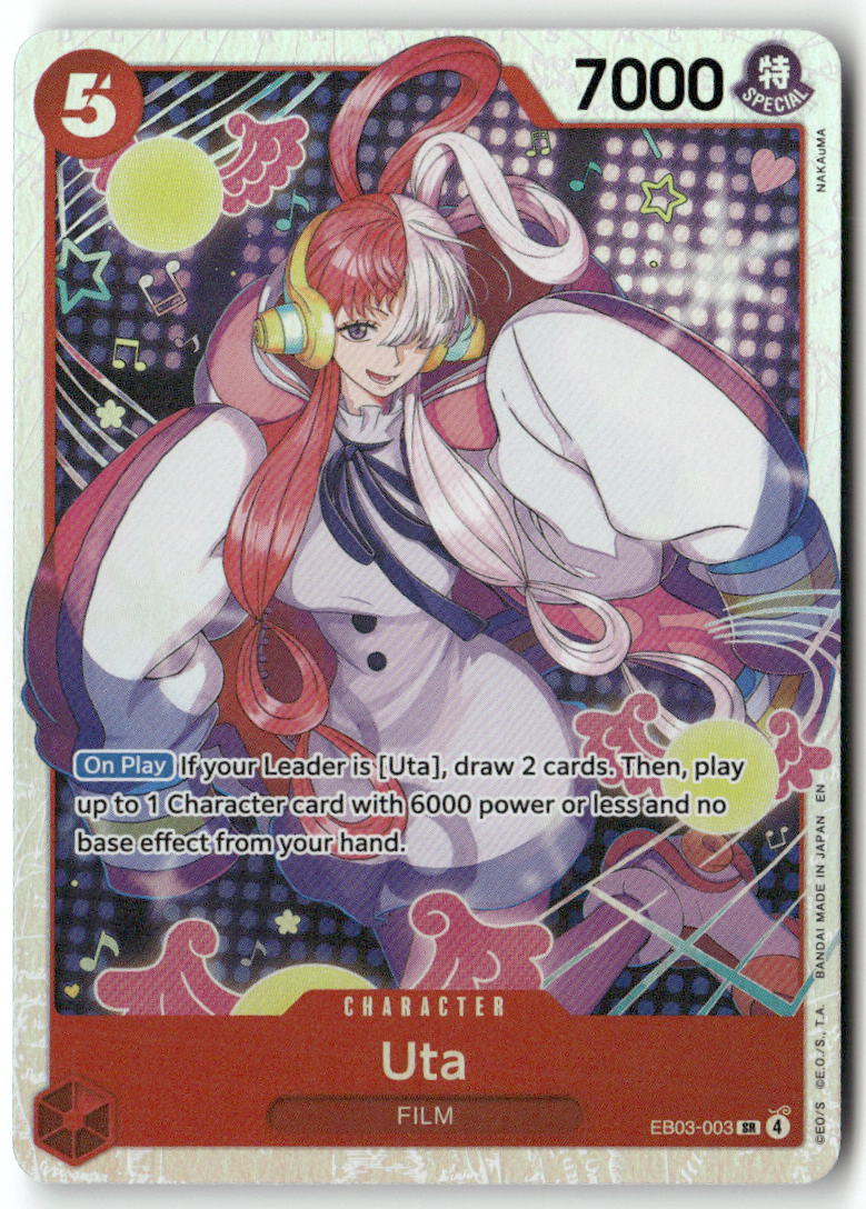 Uta (003) SR Extra Booster: One Piece Heroines Edition EB03-003 NM