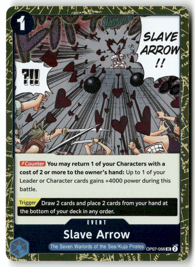 Slave Arrow (Pirate Foil) UC Premium Booster -The Best- Vol. 2 OP07-056 NM
