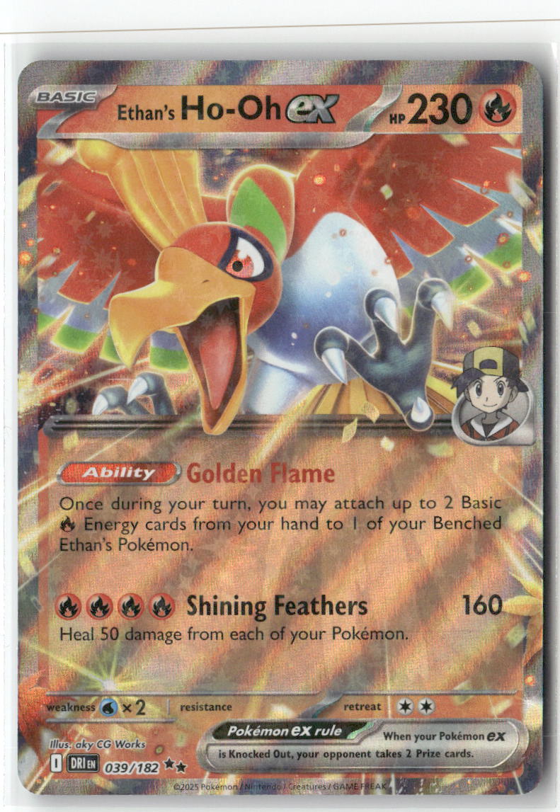 Ethan's Ho-Oh ex Double Rare SV10: Destined Rivals 039/182 NM