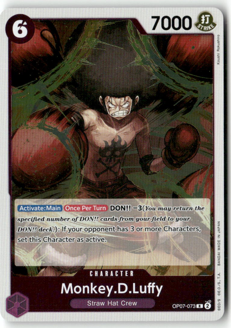 Monkey.D.Luffy (073) R 500 Years in the Future OP07-073 NM