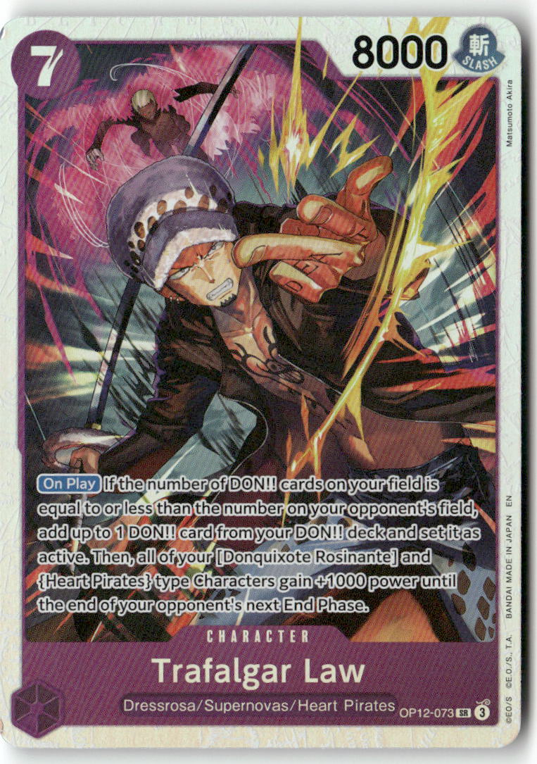 Trafalgar Law (073) SR Legacy of the Master OP12-073 NM