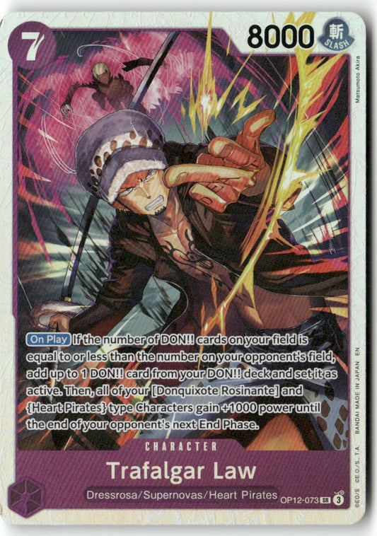 Trafalgar Law (073) SR Legacy of the Master OP12-073 NM