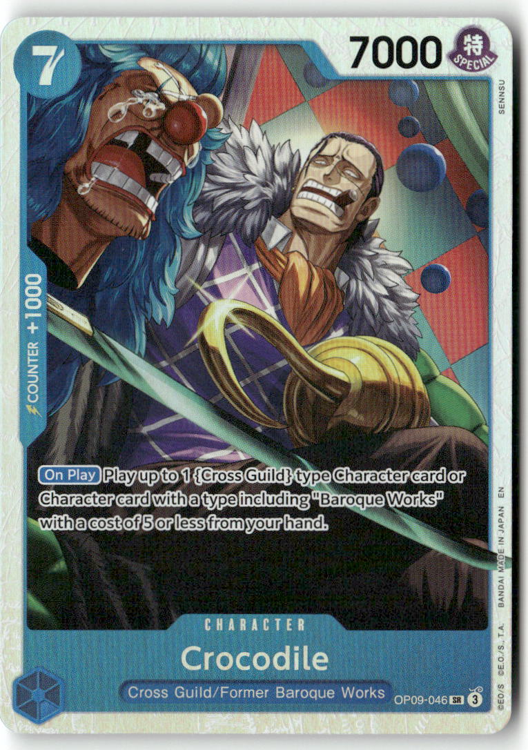 Crocodile (046) SR Emperors in the New World OP09-046 NM