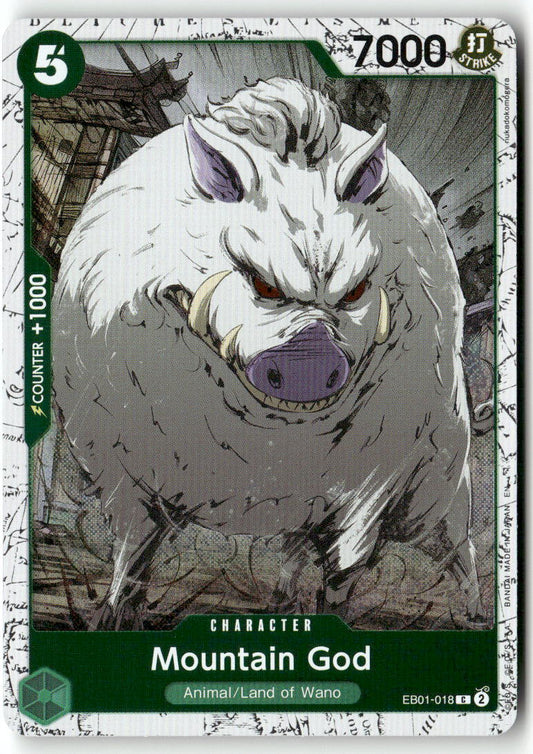 Mountain God (Pirate Foil) C Premium Booster -The Best- Vol. 2 EB01-018 NM