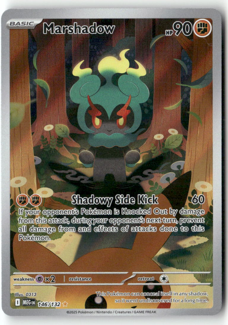 Marshadow Illustration Rare ME01: Mega Evolution 146/132 NM
