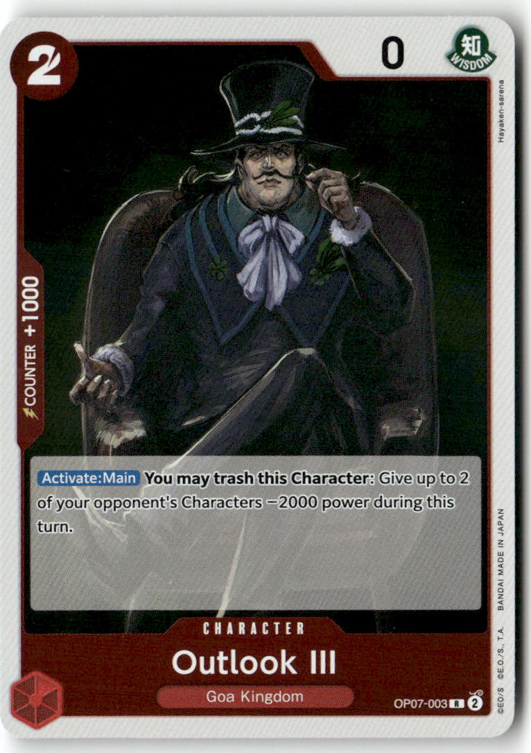 Outlook III R 500 Years in the Future OP07-003 NM