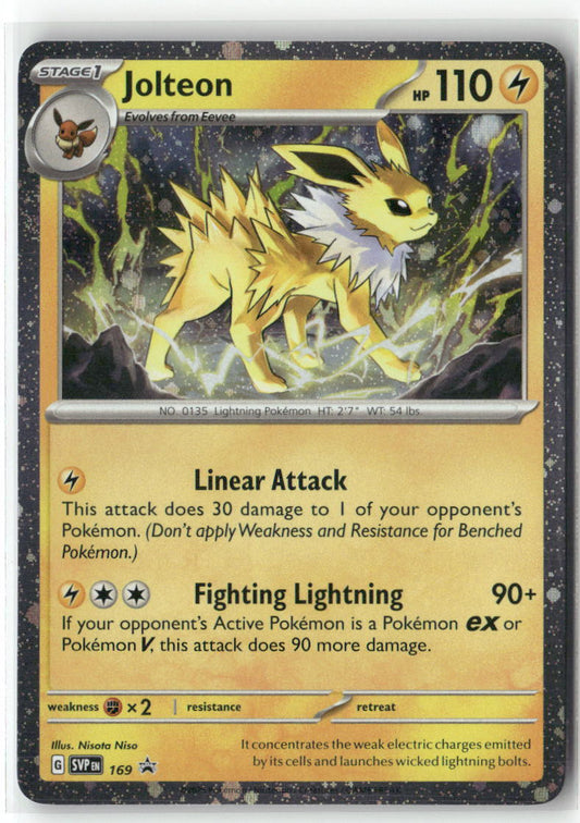 Jolteon - (Cosmos Holo) Rare SV: Scarlet & Violet Promo Cards 169 NM
