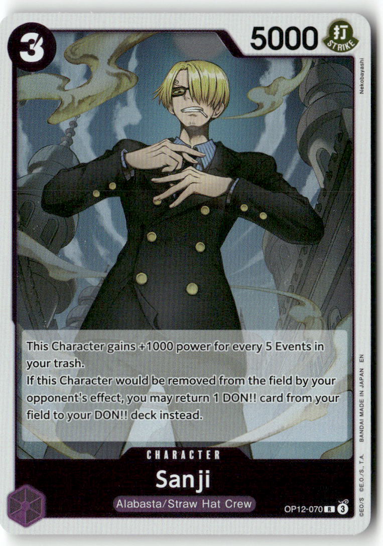 Sanji (070) R Legacy of the Master OP12-070 NM