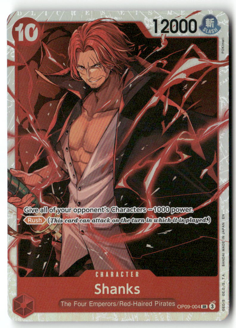 Shanks -  (Reprint) SR Premium Booster -The Best- Vol. 2 OP09-004 NM