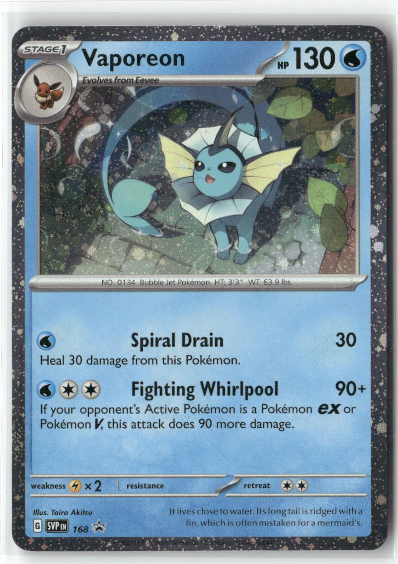 Vaporeon Rare SV: Scarlet & Violet 151 134/165 NM