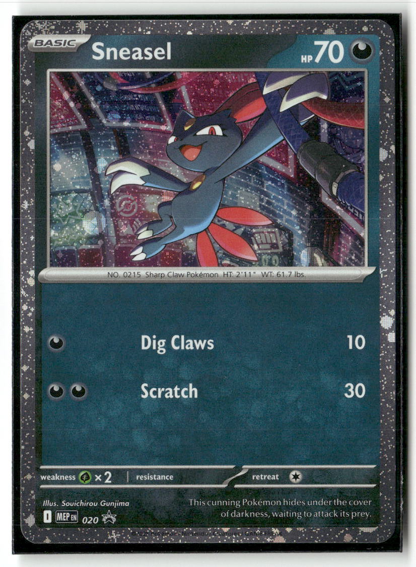 Sneasel (Cosmos Holo) Promo ME: Mega Evolution Promo 020 NM