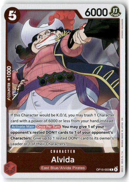 Alvida R Adventure on Kami's Island OP15-003 NM