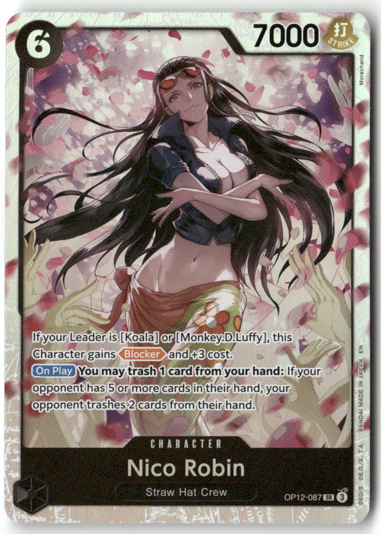 Nico Robin SR Legacy of the Master OP12-087 NM