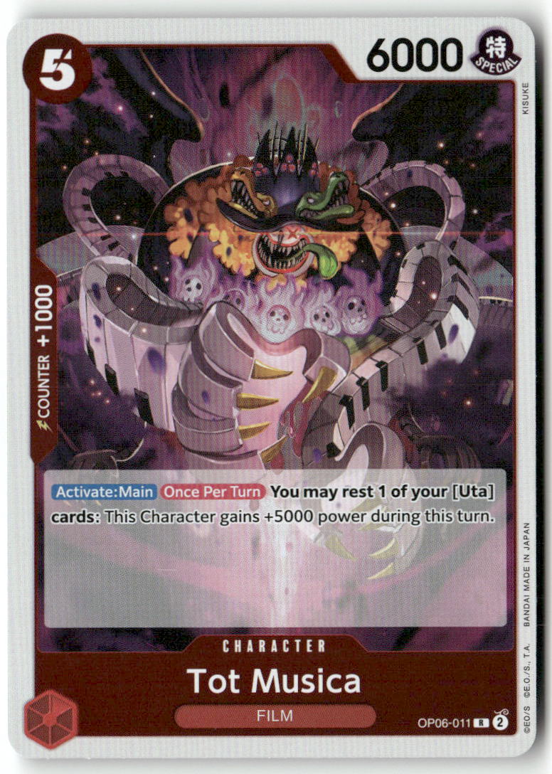Tot Musica R Wings of the Captain OP06-011 NM