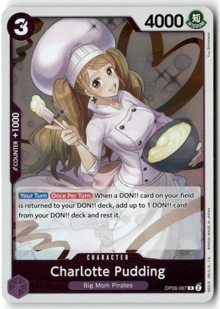 Charlotte Pudding (067) R Two Legends OP08-067 NM