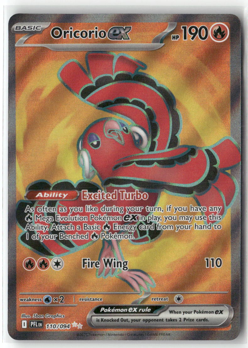 Oricorio ex - Ultra Rare ME02: Phantasmal Flames 110/094 NM