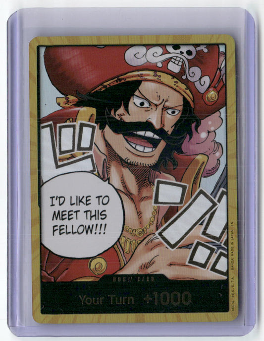 DON!! Card (Gol.D.Roger) (Gold) DON!! Carrying On His Will NM
