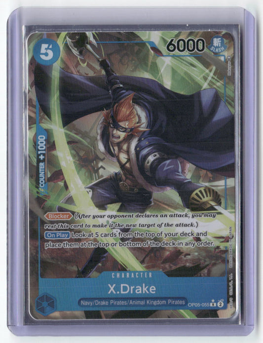 X.Drake (Alternate Art) R Awakening of the New Era OP05-055 NM