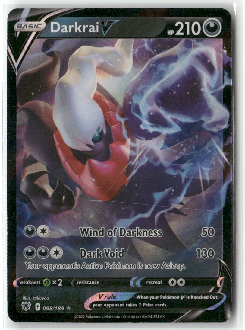 Darkrai V Ultra Rare SWSH10: Astral Radiance 098/189 NM