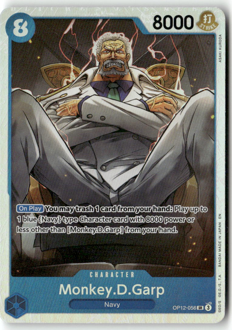 Monkey.D.Garp SR Legacy of the Master OP12-056 NM