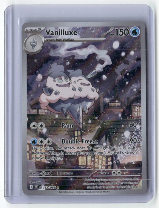Vanilluxe Illustration Rare SV: White Flare 113/086 NM