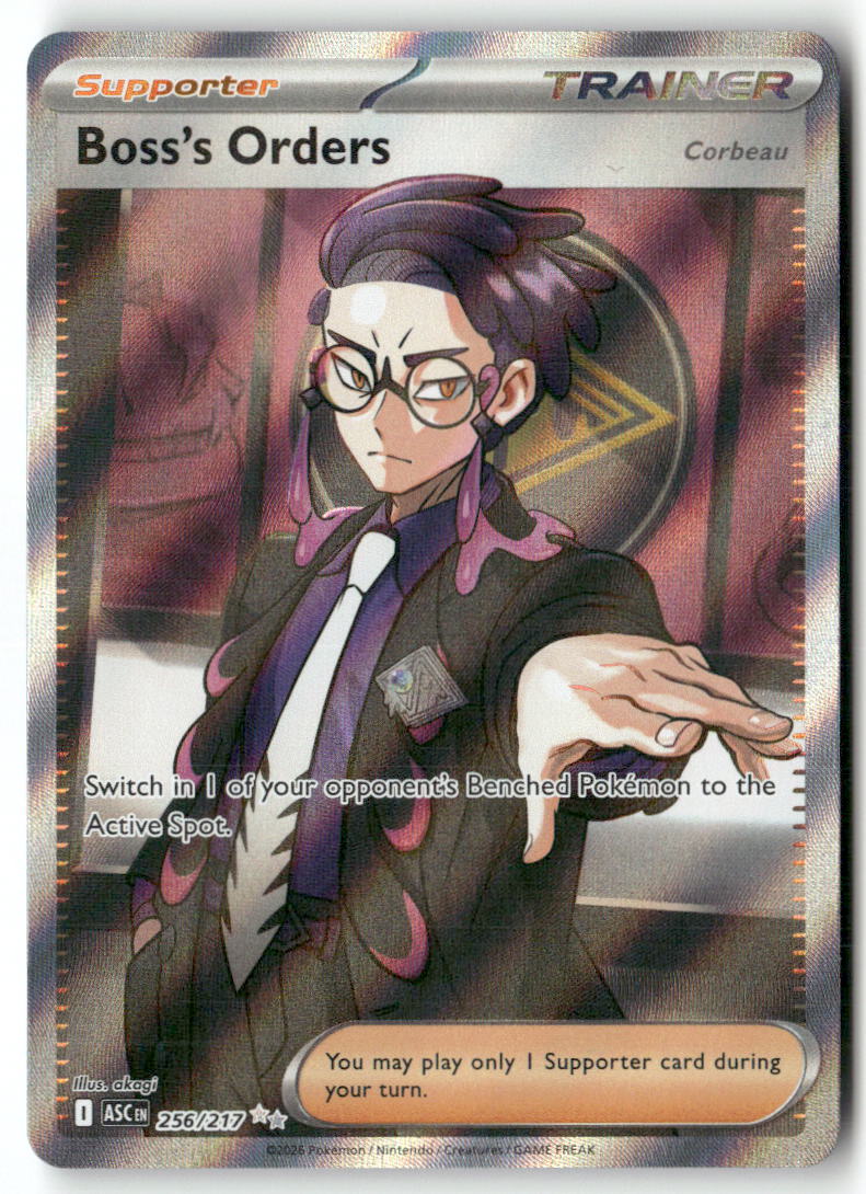 Boss's Orders [Corbeau] Ultra Rare ME: Ascended Heroes 256/217 NM