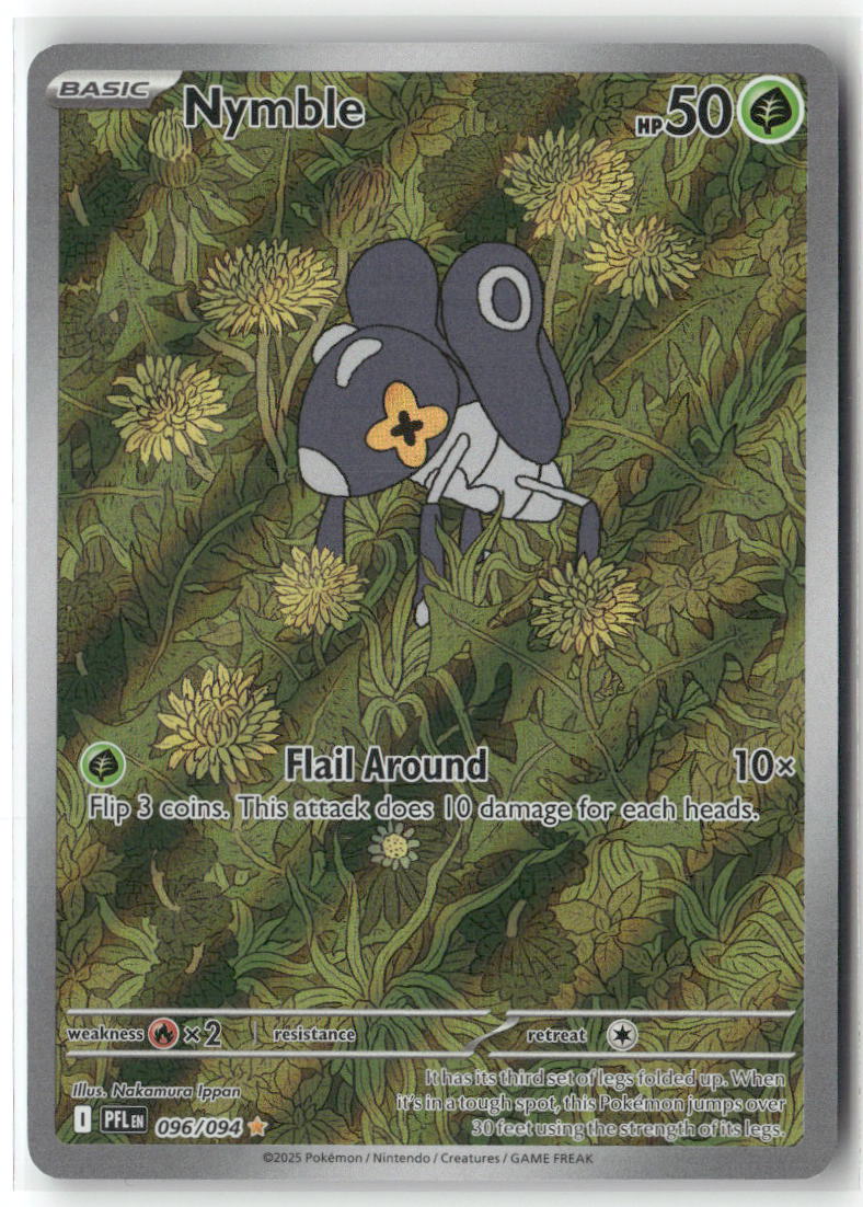 Nymble Illustration Rare ME02: Phantasmal Flames 096/094 NM